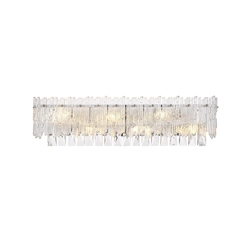 The Courtyards 6 Light Wall Sconce 7 Inch Tall and 27 Inch Wide by BSH - 390-BEL-1366218