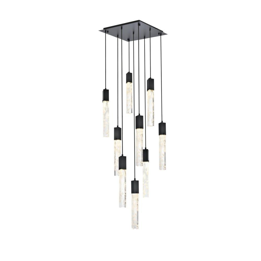 Brookfield Willows 6.5W 9 LED Pendant 19 Inch Tall and 20 Inch Wide by BSH - 390-BEL-1366221