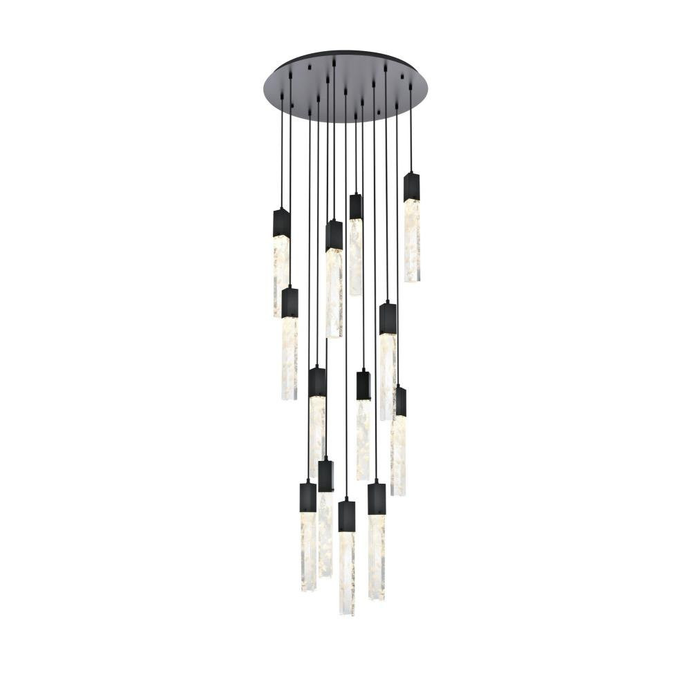 Brookfield Willows 6.5W 13 LED Chandelier 19 Inch Tall and 30 Inch Wide by BSH - 390-BEL-1366233