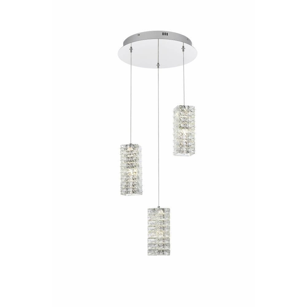 Chalky Lane 15W 3 LED Pendant 9.5 Inch Tall and 16 Inch Wide by BSH - 390-BEL-1366246