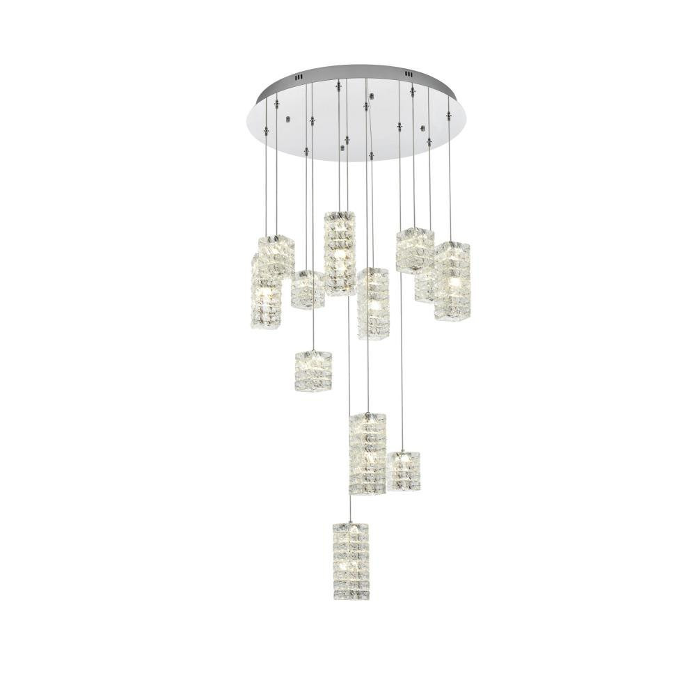 Chalky Lane 52W 12 LED Pendant 9.5 Inch Tall and 28 Inch Wide by BSH - 390-BEL-1366244