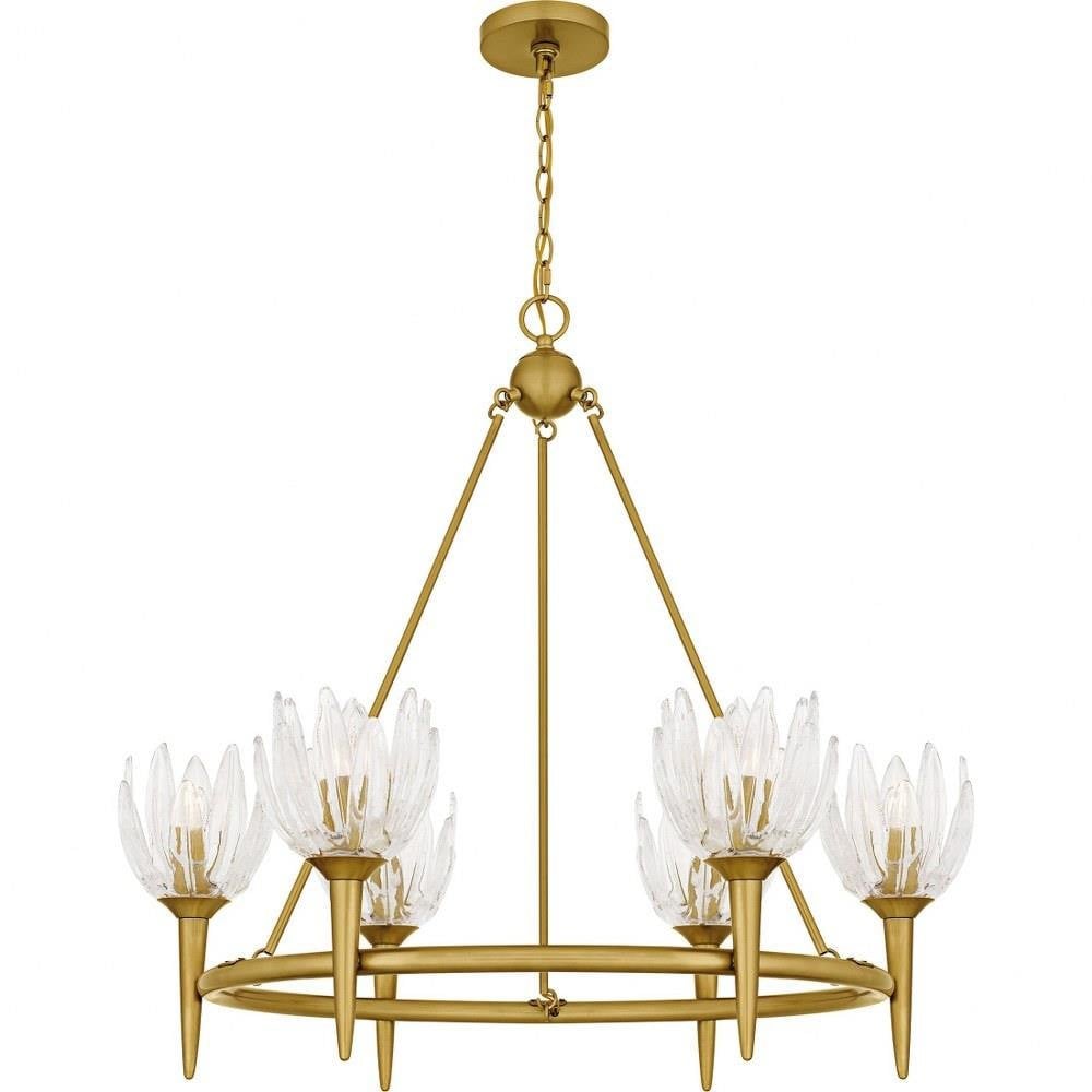 Convent Field 6 Light Chandelier 30 Inch Tall and 31 Inch Wide by BSH - 71-BEL-1363690