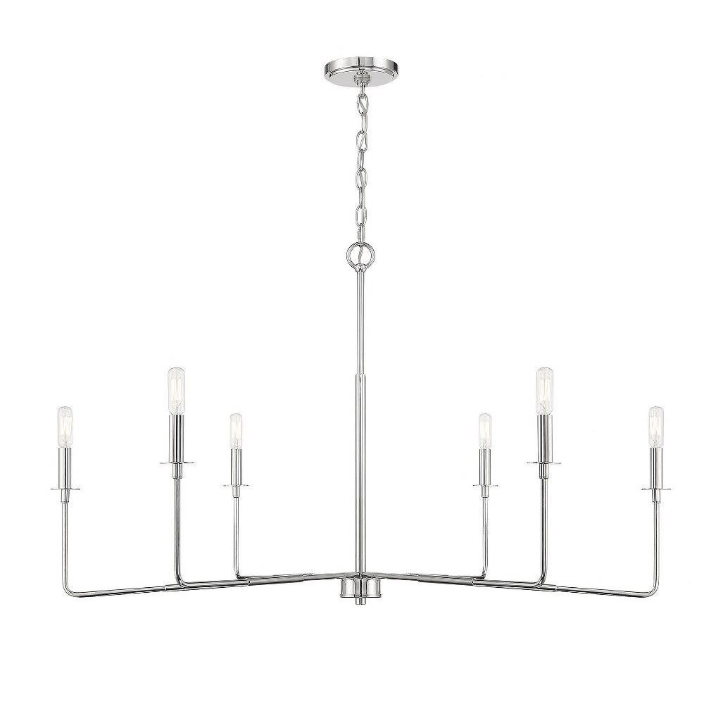 Salerno 6 Light Oversized Chandelier by Savoy House - 1-2221-6