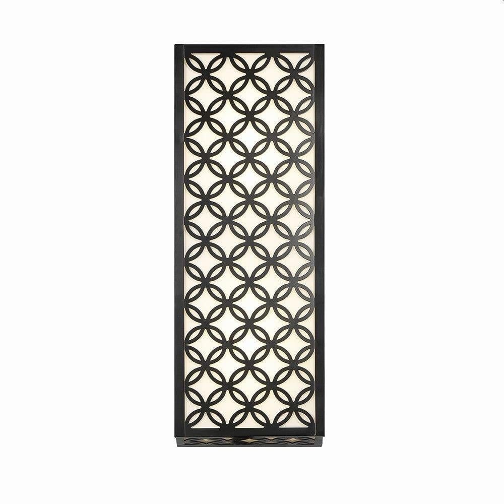 Clover 18W 1 LED Outdoor Wall Lantern by Eurofase - 42699