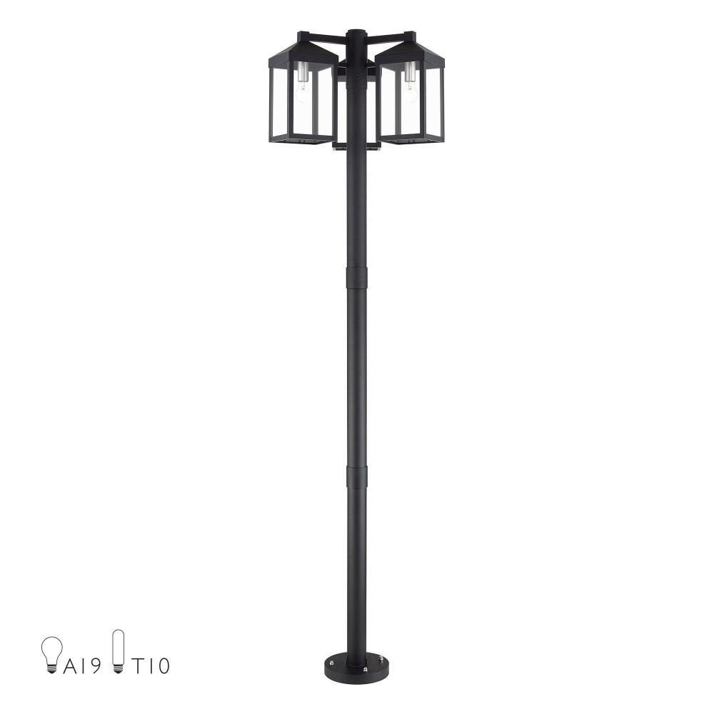 Nyack 3 Light Outdoor 3 Head Post Lantern 96.25 x 26 Inches by Livex  - 20597