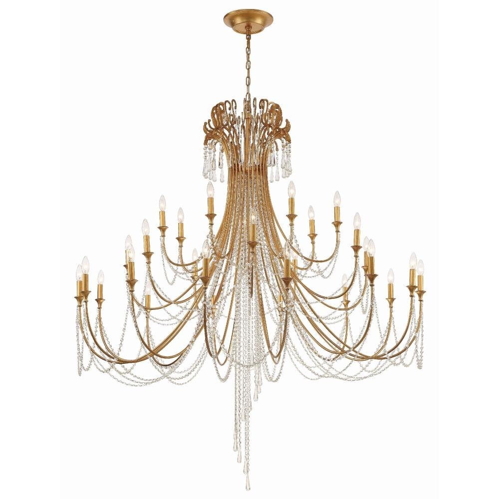 Arcadia 28 Light Oversized Chandelier by Crystorama - ARC-1929
