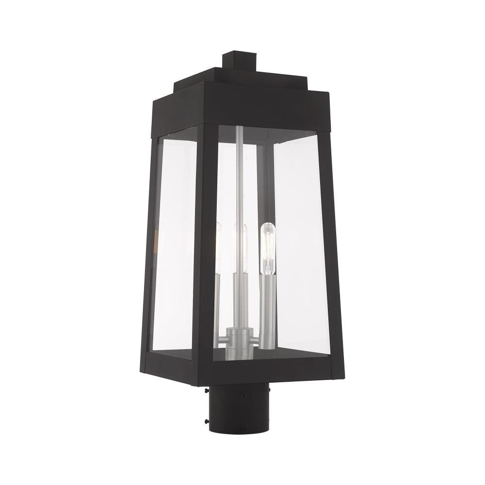 Oslo 3 Light Outdoor Post Top Lantern 8.25 x 20.38 Inches by Livex  - 20856