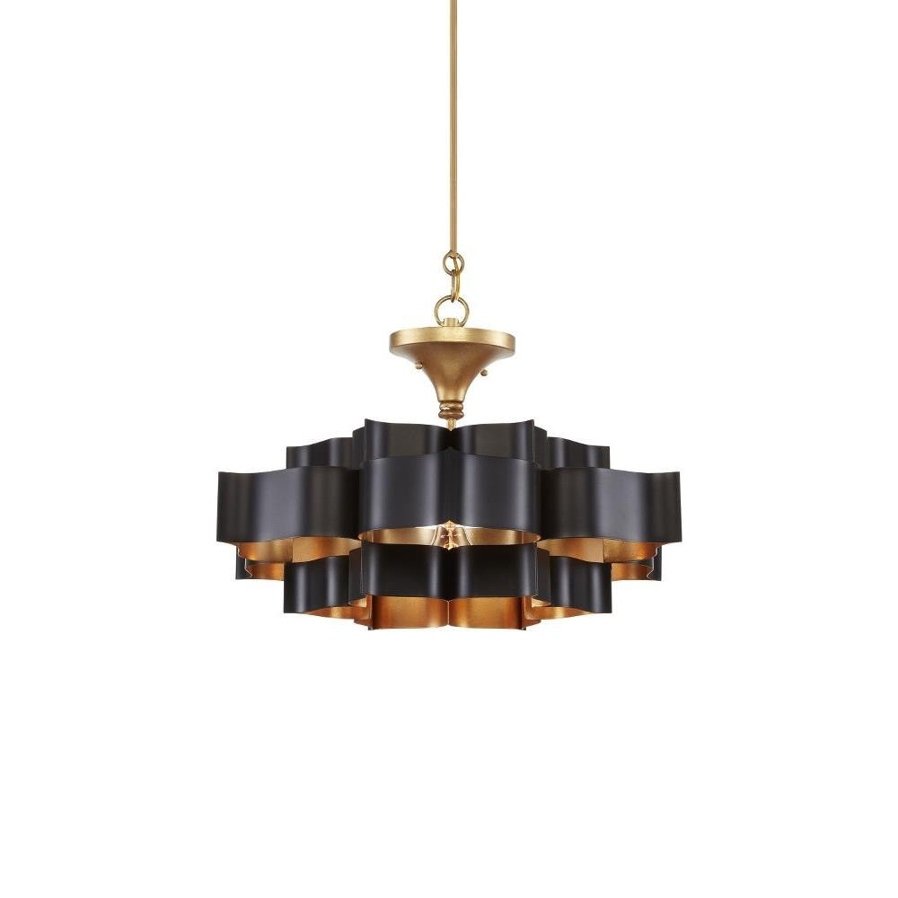 Grand Lotus 1 Light Medium Chandelier by Currey Company 9000-112025