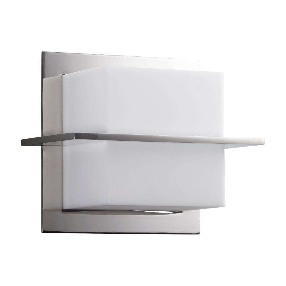 Metrix 8.2W 1 LED Wall Sconce 5.75 Inch Tall and 5.75 Inch Wide by Oxygen - 3-541