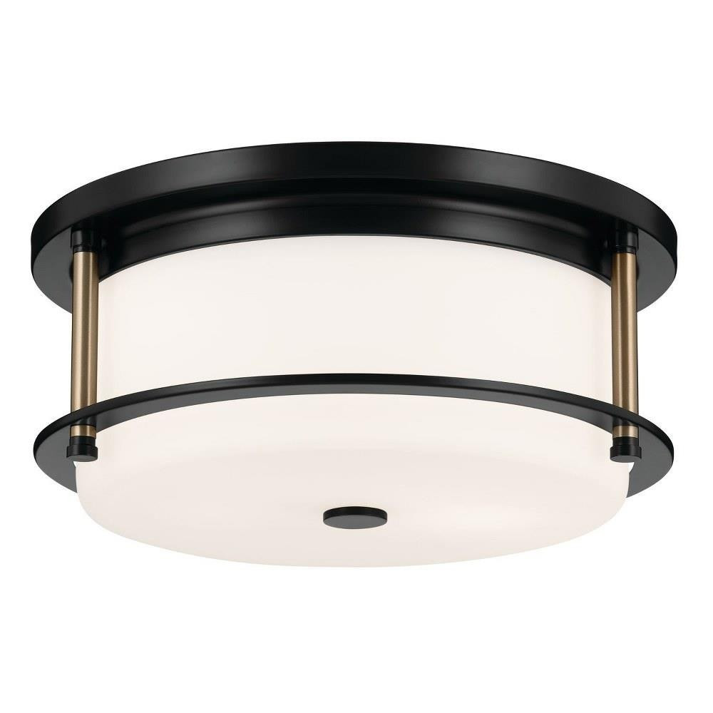 Brit 2 Light 12 Inch Wide Flush Mount by Kichler - 52595