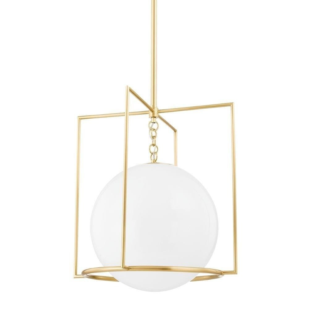 Frankie 1 Light Large Pendant by Mitzi - H648701L-AGB