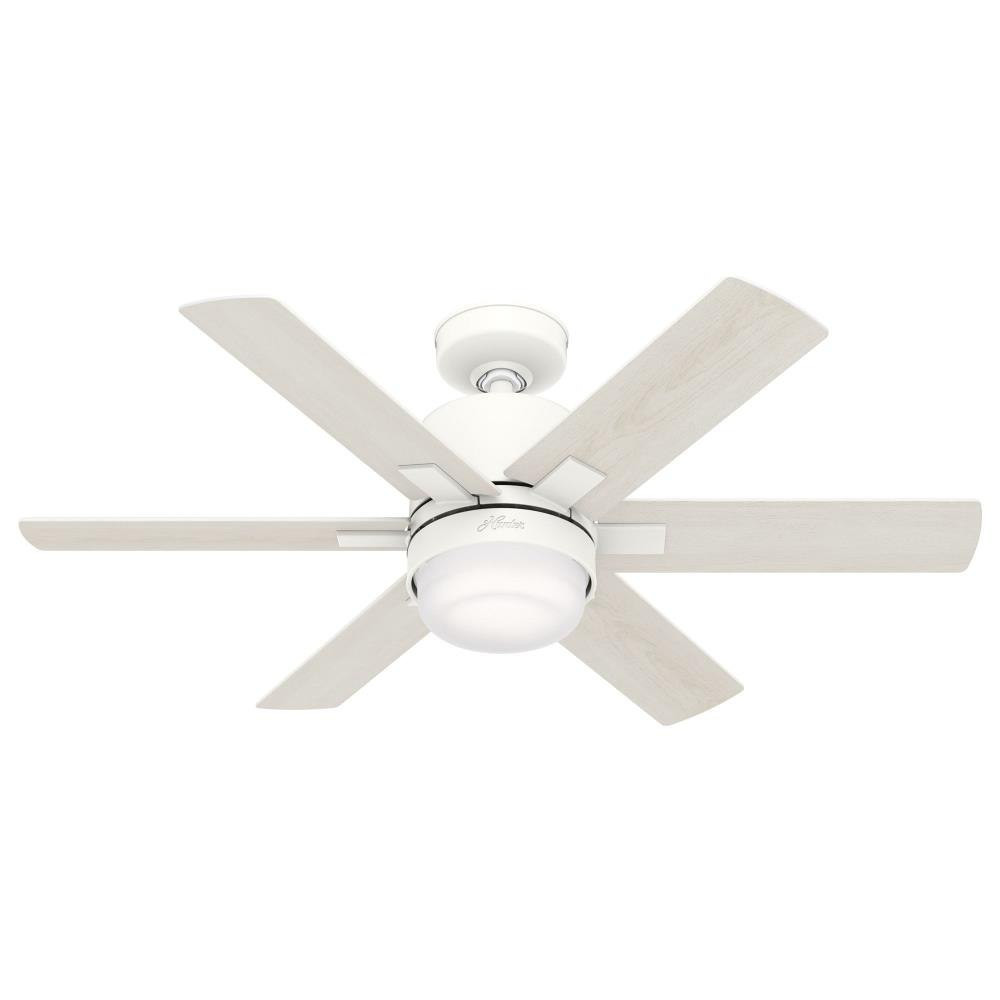 Radeon 6 Blade WiFi Ceiling Fan with Light Kit 44 Inch Wide by Hunter Fans - 50955