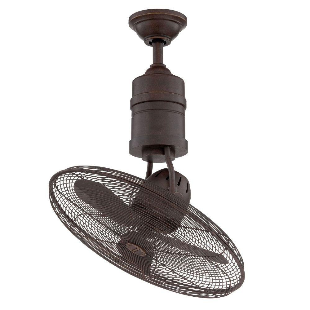Bellows III 21 Inch Rotating Cage Ceiling Fan by Craftmade - BW321