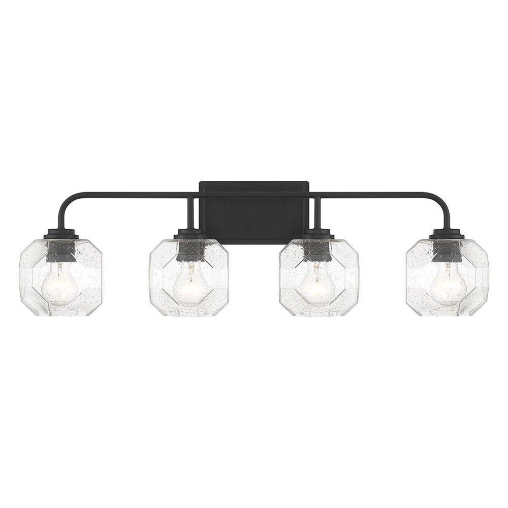 Baldwin 4 Light Bath Vanity 9.5 Inch Tall and 32 Inch Wide by Savoy House - L8-4399-4