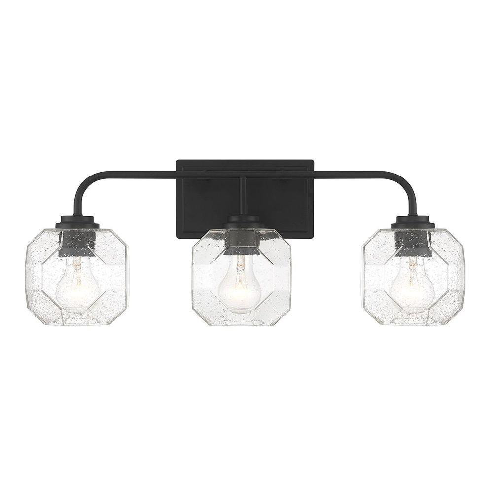 Baldwin 3 Light Bath Vanity 9.5 Inch Tall and 24 Inch Wide by Savoy House - L8-4399-3