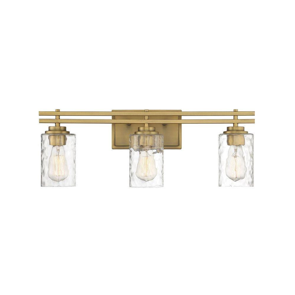 Baxter 3 Light Bath Vanity 9 Inch Tall and 24 Inch Wide by Savoy House - L8-6090-3