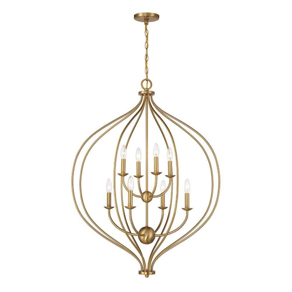 Orchid 8 Light Pendant 42 Inch Tall and 32 Inch Wide by Savoy House - L7-1299-8