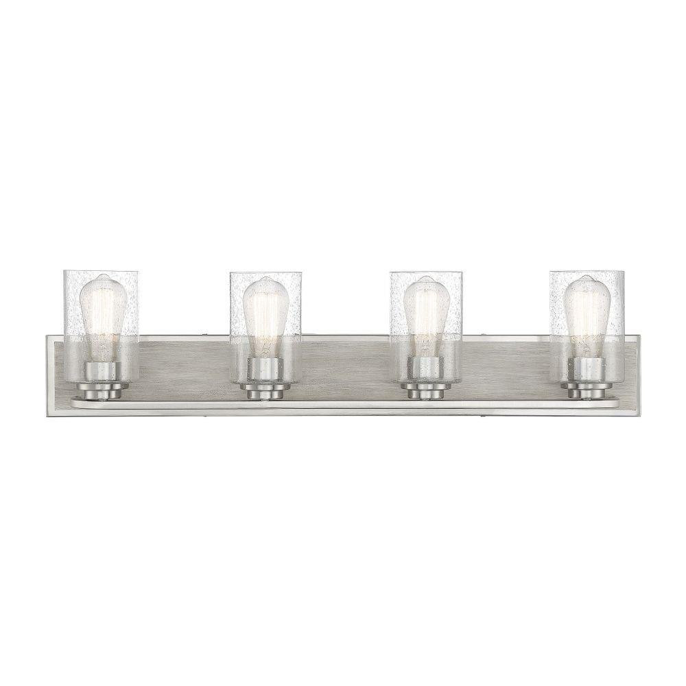 Sheppard 4 Light Bath Vanity 8.5 Inch Tall X 32.75 Inch Wide by Savoy House - L8-7609-4