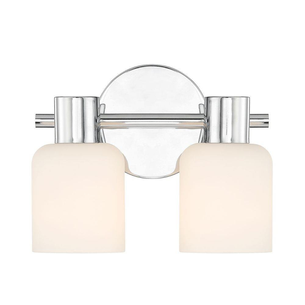 Strand 2 Light Bath Vanity 8 Inch Tall and 10.25 Inch Wide by Savoy House - L8-9022-2