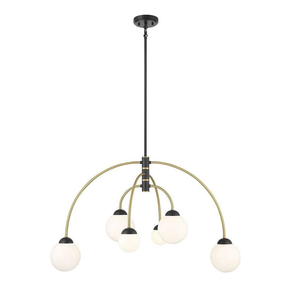 6 Light Oversized Chandelier by Meridian M100114
