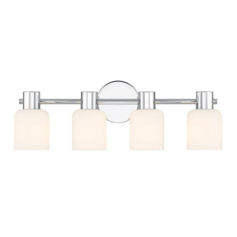 Strand 4 Light Bath Vanity 8 Inch Tall and 23.25 Inch Wide by Savoy House - L8-9022-4