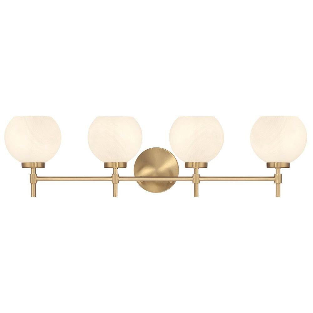 Hannah 4 Light Bath Vanity 8 Inch Tall and 32 Inch Wide by Savoy House - L8-9621-4