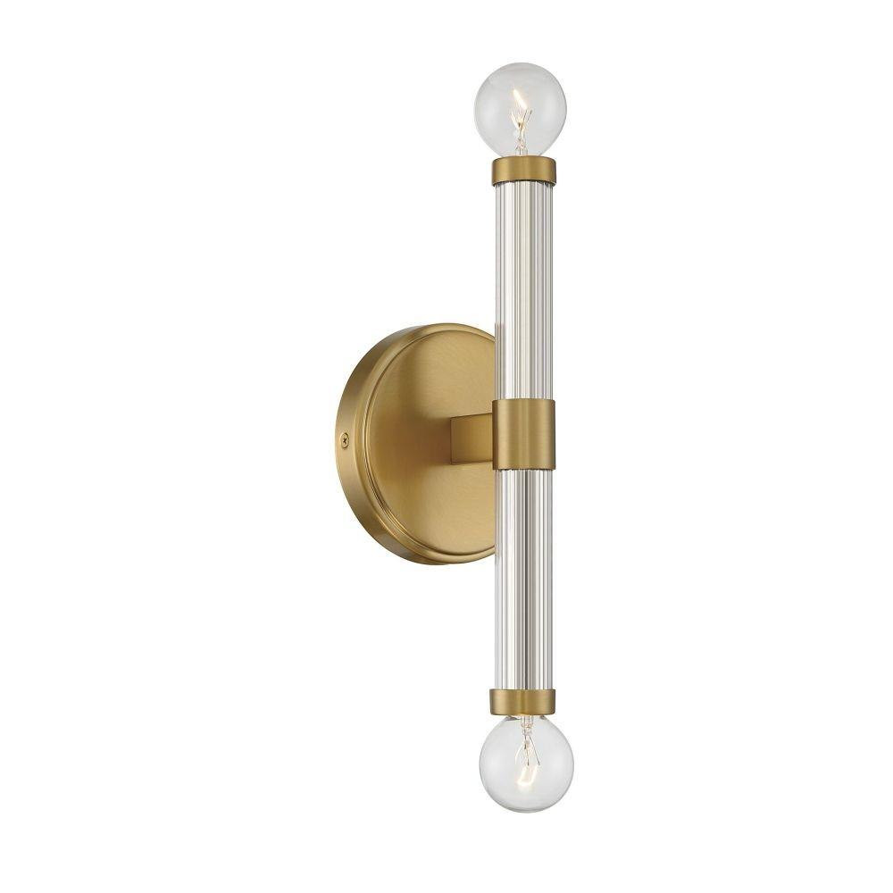 Kingsburg 2 Light Wall Sconce 11.5 Inch Tall X 4.5 Inch Wide by Savoy House - L9-6733-2