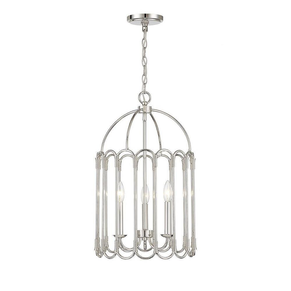 3 Light Medium Pendant 23 Inch Tall by Meridian - M30011