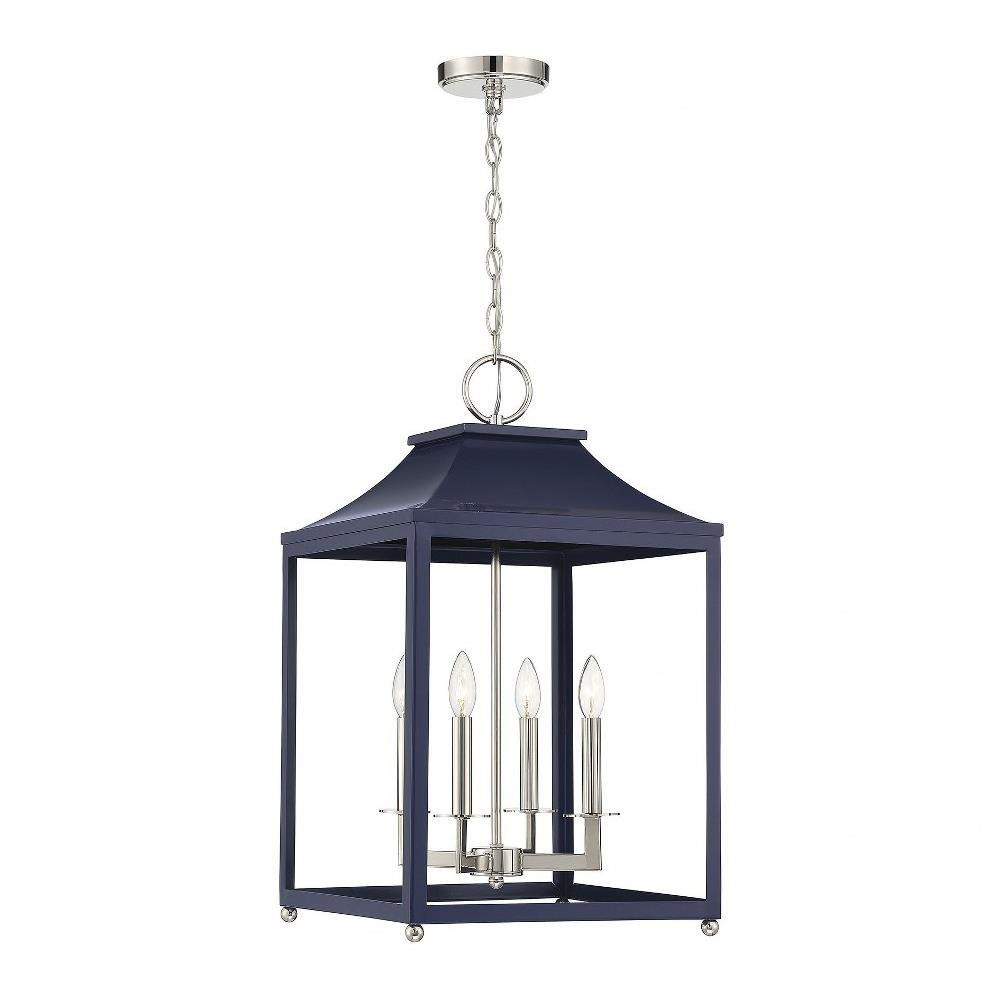 4 Light Medium Pendant 25.5 Inch Tall by Meridian - M30009
