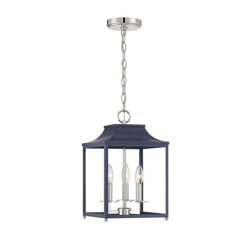 3 Light Small Pendant 16 Inch Tall by Meridian - M30013