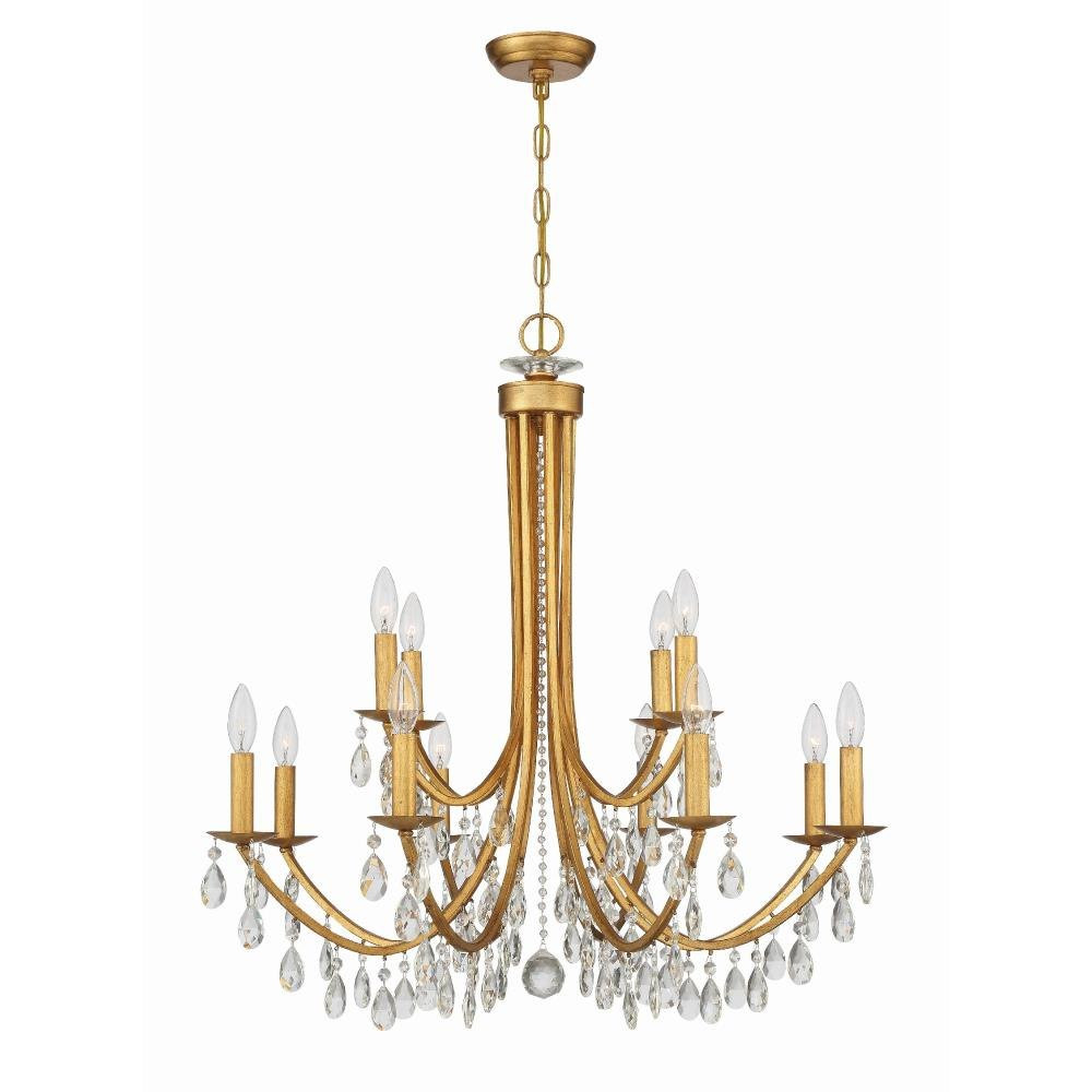 Bridgehampton 12 Light Large Chandelier by Crystorama - 8829