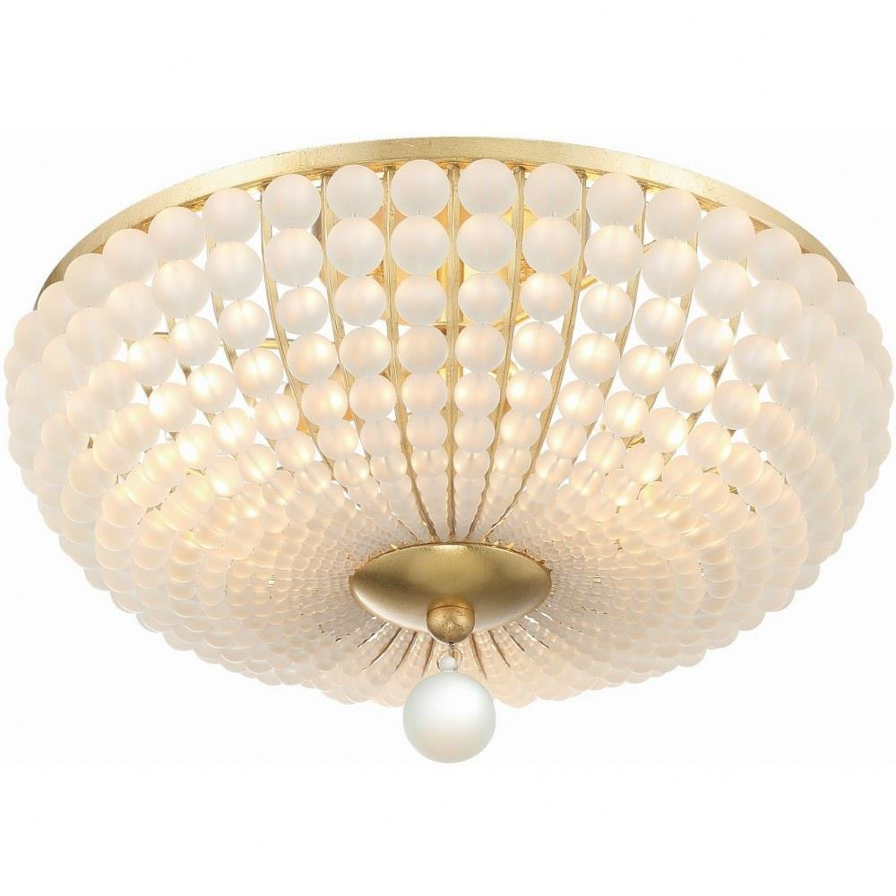 Bella 3 Light 15.75 Inch Wide Flush Mount by Crystorama - BLA-10660