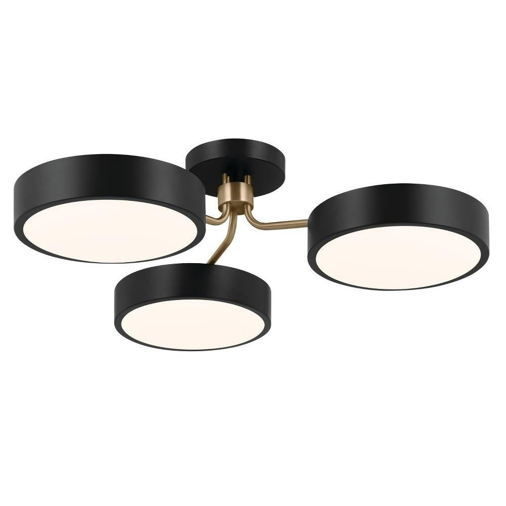 Ellison Meadows 3 Light 40 Inch Wide Semi Flush Mount by Bailey Street Home - 1292588