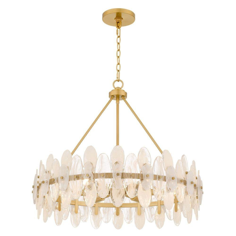 Abigail 15W 6 LED Pendant 24 Inch Tall and 28 Inch Wide by Quoizel - ABI2828