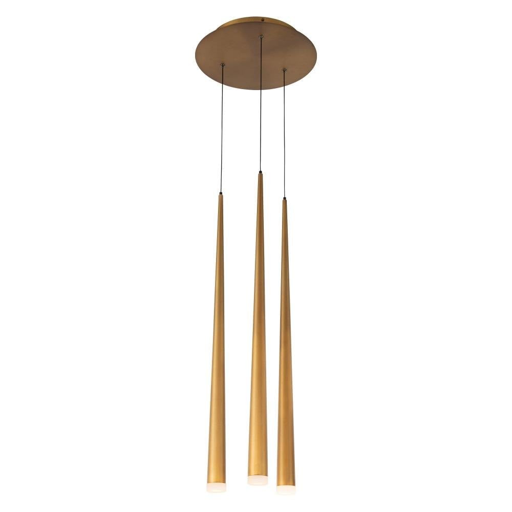 Cascade 3 LED Light Mini Round Chandelier by Modern Forms PD-41803R