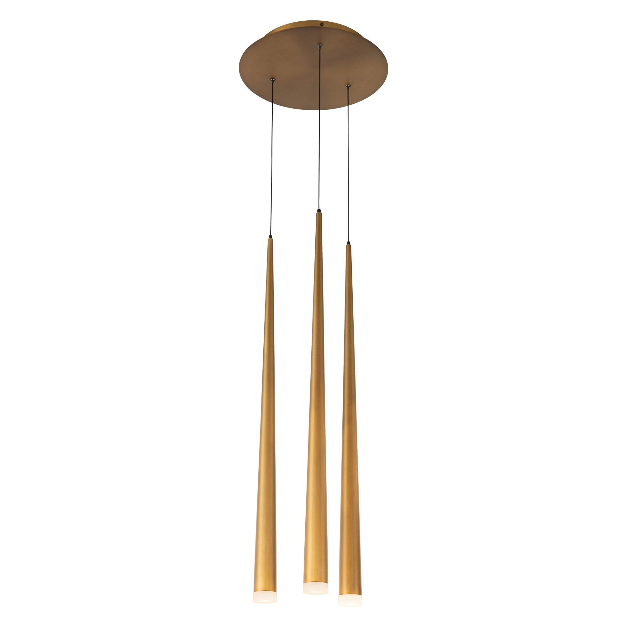 Cascade 3 LED Light Mini Round Chandelier by Modern Forms PD-41803R - PD-41803R
