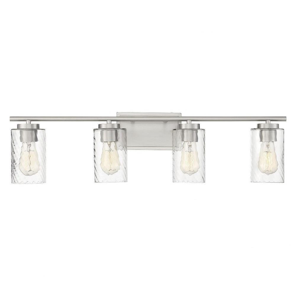 4 Light Cylinder Down Mid Century Vanity Light 32 Inch Wide by BSH - 2583-BEL-1107369