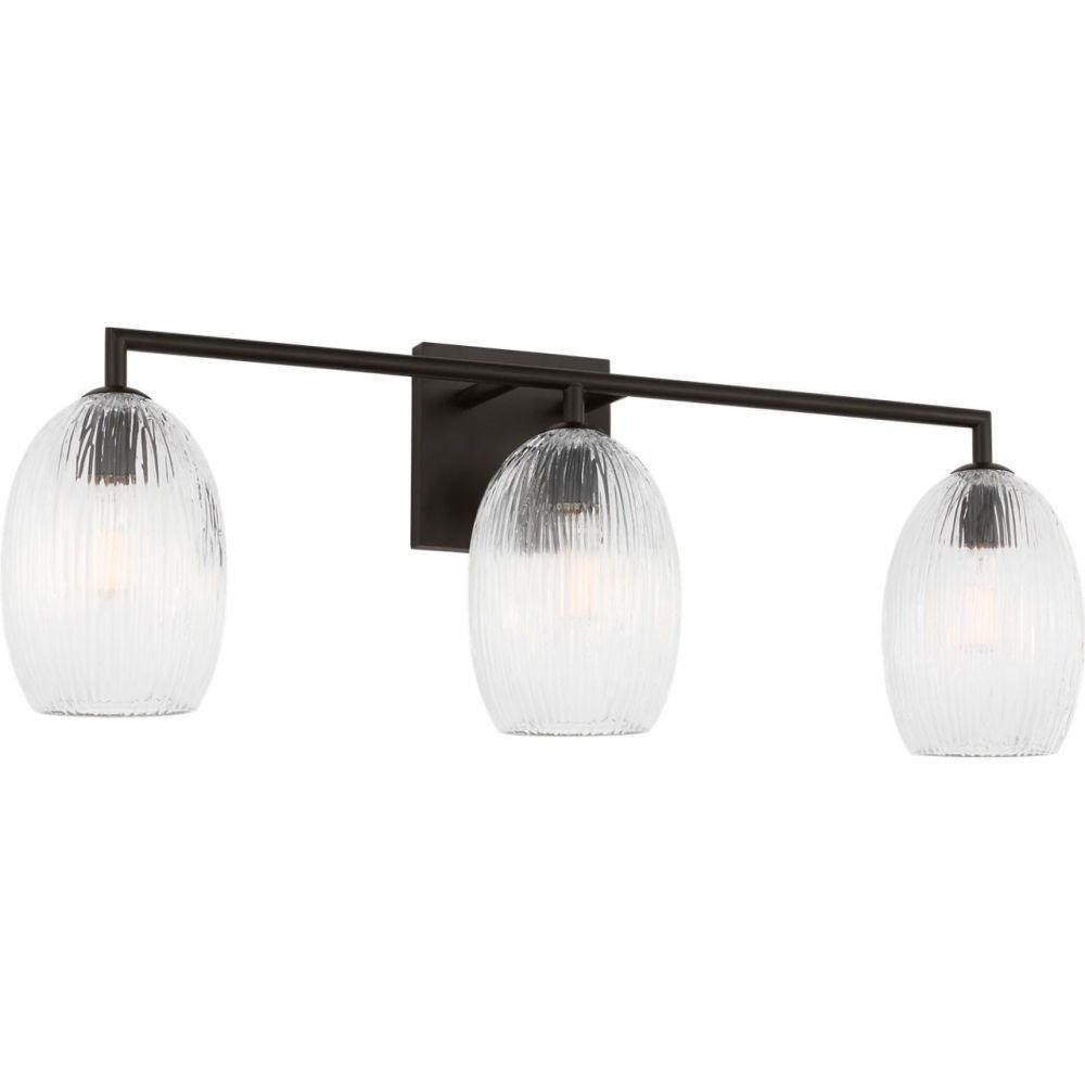 Serafina 3 Light Bath Vanity 9.63 X 27 Inch Wide by Visual Comfort Studio - HV1003