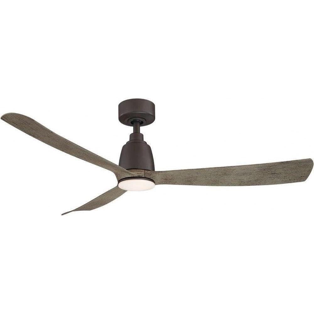 Kute 3 Blade Ceiling Fan with Light Kit 52 Inches Wide by Fanimation - FPD8534
