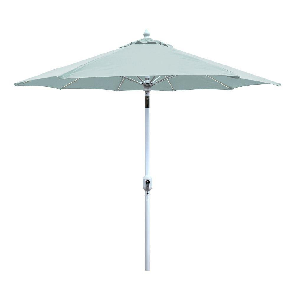 9 Foot Auto Tilt Aluminum Crank Lift Octagon Market Umbrella by Galtech - 736