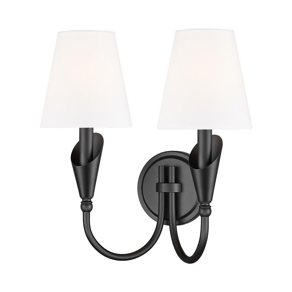 Evans Court 2 Light Wall Sconce 14.5 Inch Tall and 13.75 Inch Wide by BSH - 372-BEL-1374854