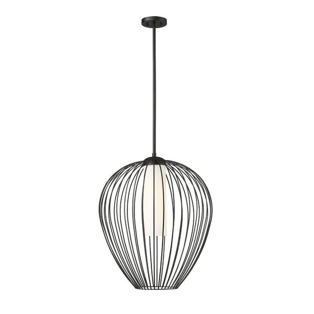 Beech Tree Side 1 Light Large Pendant 25.5 Inch Tall by Bailey Street Home - 159-BEL-1325491