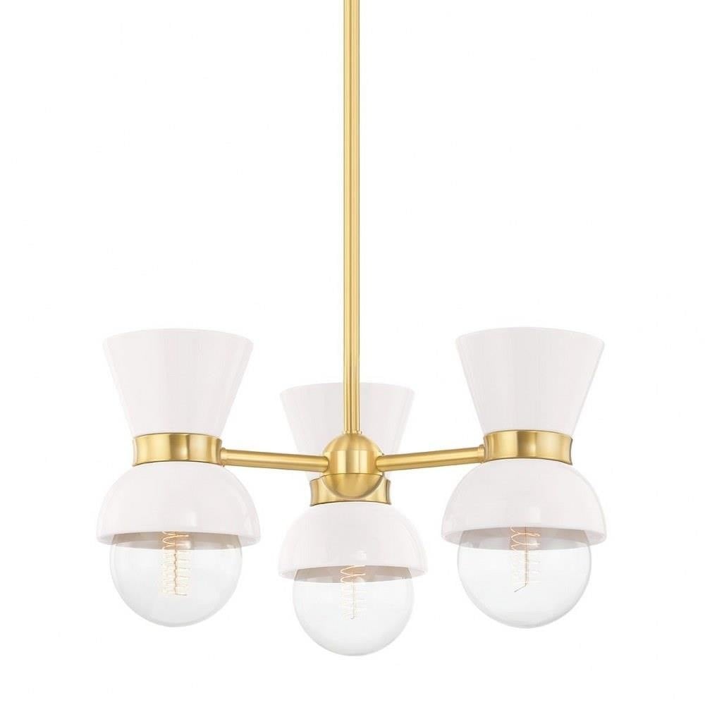 Hawkins Leaze 3 Light 20.5 Inch Wide Semi Flush Mount by Bailey Street Home - 735-BEL-4623873