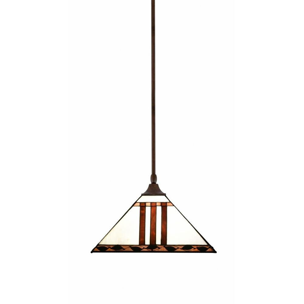 Any 1 Light Medium Pendant 9.5 Inch Tall by Toltec - 13-14-95-