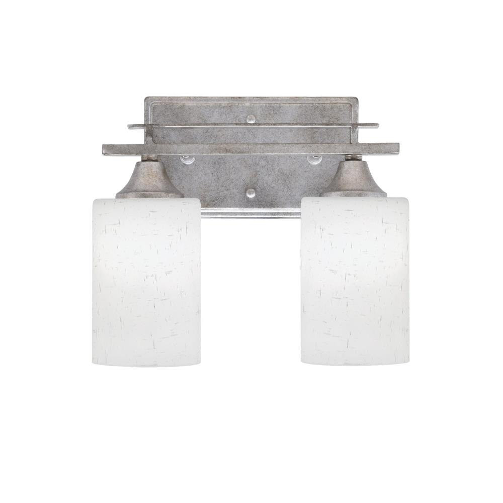 Uptowne 2 Light Vanity Light 11.25 Inch Wide by Toltec - 132-1125-10-1125
