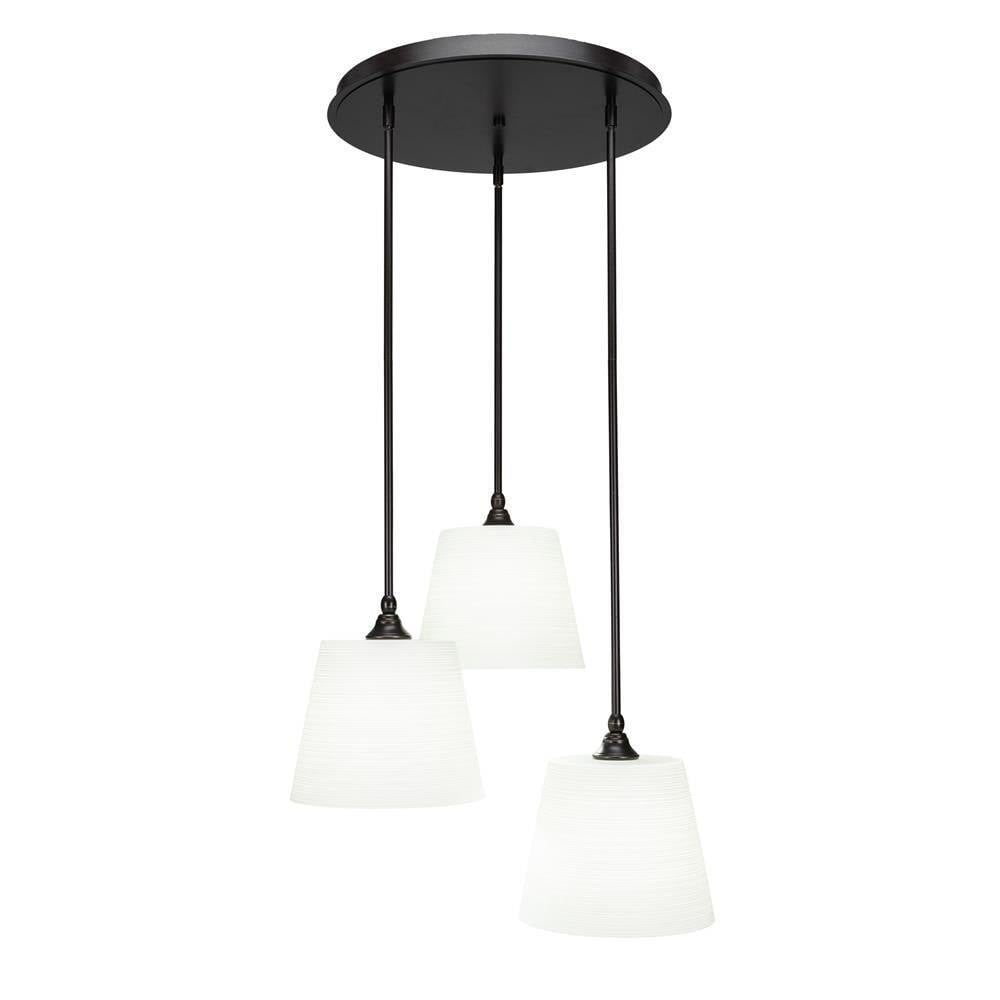 Empire 3 Light Large Pendant 20.5 Inch Wide by Toltec - 2183-205-1325-205