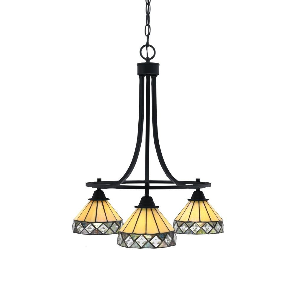 Paramount 3 Light Small Chandelier by Toltec 3413-3