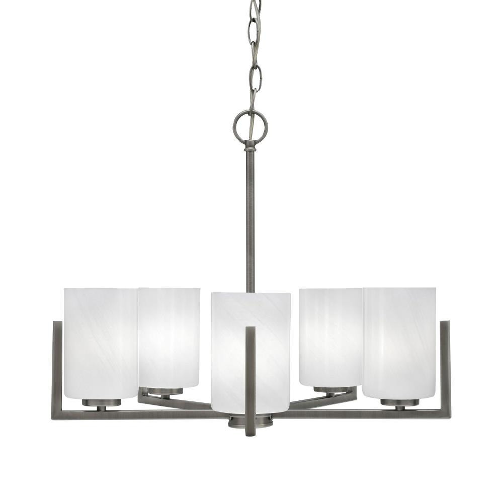 Atlas 5 Light Small Chandelier by Toltec 4505-GP-3001
