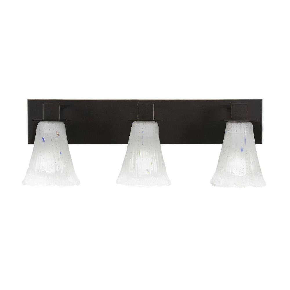 Apollo 3 Light Crystal Glass Vanity Light 23.5 Inch Length by Toltec - 583--85-235