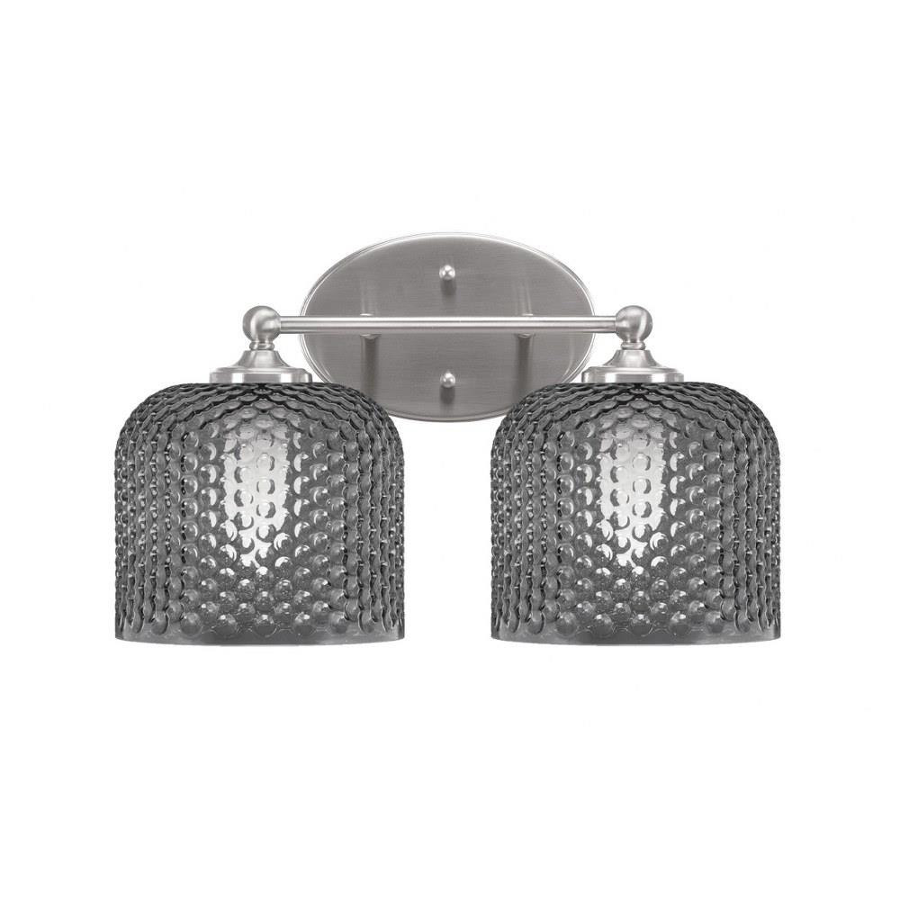 Capri 2 Light Bath Bar 9 Inch Tall and 15 Inch Length by Toltec - 5912-46-1